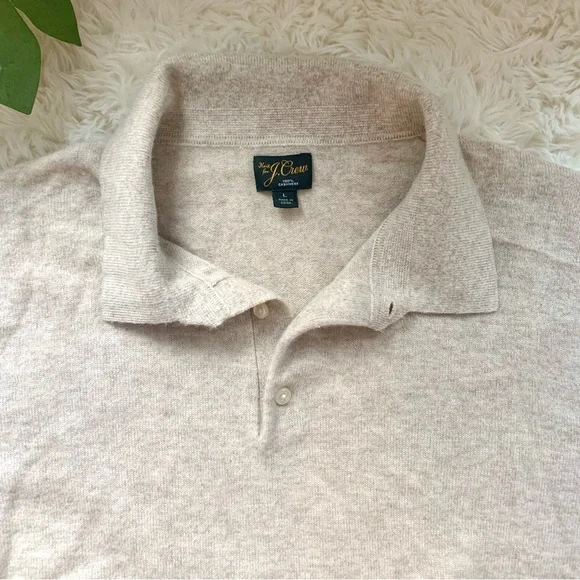 J. Crew Men's Cream Sweater